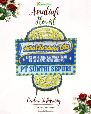 Papan Bunga Duka di Balumbang Jaya