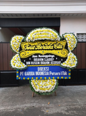 Papan Bunga Duka di Balumbang Jaya